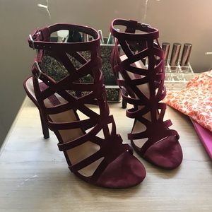 maroon heels